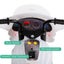 Rigo Kids Electric Ride On Police Motorcycle Motorbike 6V Battery White Carousel 5
