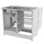 Vogue Alpine Laundry Cabinet with Removable 3 Baskets - 1000mm Carousel 6