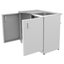 Vogue Alpine Laundry Cabinet with Removable 3 Baskets - 1000mm Carousel 7