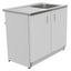 Vogue Alpine Laundry Cabinet with Removable 3 Baskets - 1000mm Carousel 3