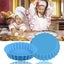 8 Pcs Silicone Cake Pans, Non-Stick Round Pie Moulds, Round Fluted Flan Bak Carousel 4