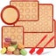 Silicone Baking Mats Set of 7, Non-Stick Silicone Mats for Baking, Reusable Carousel 1