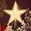Behome Christmas Tree Topper, 8.7 Inch LED Lighted Star Tree Top, Warm Whit Carousel 1
