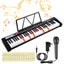61 Key Electronic Keyboard Standard Piano Microphone Sheet Stand Carousel 10