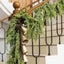 Outdoor/Indoor Christmas Garland - 6ft Bendable Pine Leaf Rattan Wreath for Carousel 6