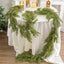 Outdoor/Indoor Christmas Garland - 6ft Bendable Pine Leaf Rattan Wreath for Carousel 7