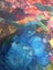 Flower Bubble Alcohol Ink Collage Pieces on Large Canvas Carousel 4