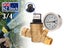 Water Pressure Regulator with Gauge Carousel 1