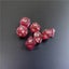 7 Piece 1 Set Of Transparent Flash Point Dice Acrylic Set D4 D6 D8 D10 D12 D2... Carousel 4