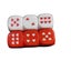 10 Piece / Set White / Red Heart Dice 25Mm / 0.98In Acrylic 6-Sided Rounded H... Carousel 2