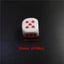 10 Piece / Set White / Red Heart Dice 25Mm / 0.98In Acrylic 6-Sided Rounded H... Carousel 3