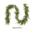 Outdoor/Indoor Christmas Garland - 6ft Bendable Pine Leaf Rattan Wreath for Carousel 3