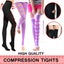 A Pair Of 420D Slim Compression Socks Walk Long Leg Warmer Knee Support For W... Carousel 3