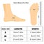 A Pair Of Foot Support Yoga Socks Toeless Non-Slip Grips & Straps For Pilates... Carousel 3