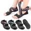 A Pair Of Foot Support Yoga Socks Toeless Non-Slip Grips & Straps For Pilates... Carousel 2