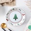 Christmas Paper Plates ! Christmas Tree Paper Plates 7 Inch, Disposable Sha Carousel 1