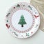 Christmas Paper Plates ! Christmas Tree Paper Plates 7 Inch, Disposable Sha Carousel 6