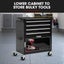 Bullet Pro 4 Drawer Tool Box Cabinet Trolley Storage With 1-Door Toolbox Garage Carousel 3