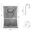 Hanging Laundry Hamper, Space Saving Laundry Bag, Over-Door Laundry Basket, Carousel 2