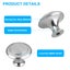 Kitchen Cabinet Knobs 1.2'' Drawer Pulls Decorative Knobs Stainless Steel N Carousel 3