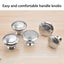 Kitchen Cabinet Knobs 1.2'' Drawer Pulls Decorative Knobs Stainless Steel N Carousel 6