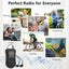 Portable FM Personal Radio with Headphones, Pocket Radio Great Reception, L Carousel 5