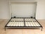 Ward Horizontal Queen size fold away Murphy wall bed , cabinetry & mattress Carousel 6