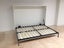 Ward Horizontal Queen size fold away Murphy wall bed , cabinetry & mattress Carousel 4