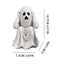 Gothic Halloween Ghost Ornament - 8" Handcrafted Resin Decor for Desk, Shel Carousel 3