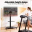 40-100" Tv Stand Mount Bracket Universal Adjustable Height With Wheels Carousel 9