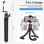 NEEWER Camera Tripod with Remote, Mini Flexible Tripod Stand with Action Camera Carousel 3