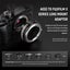 NEEWER Lens Mount Adapter Compatible with Nikon AI/F/G Lens to Fuji X Fujifilm Carousel 2