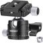 NEEWER Professional 28mm Low Profile Tripod Ball Head with 360° Rotation and 2 Carousel 1