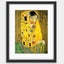 The Kiss by Gustav Klimt | Vintage Wall Art Poster | Framed Print Carousel 1