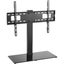 KONIC 37"-70" Swivel TV Stand with Glass Base - Max Load 40kg - Swivel +35~-35 Carousel 1