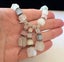 Vintage Art Deco Frosted Czech Glass Tassel Choker Necklace Pastel Beads c1930s Carousel 5