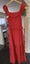 Dress red Band of Gypsies S18 shirred bodice midi length Sundress Carousel 2