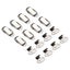 4-8 Pcs Stainless Steel Toggle Latch Catch Clamp Spring Loading Case Buckle Carousel 6