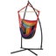 Gardeon Hammock Chair Outdoor Camping Hanging With Steel Stand Rainbow Carousel 1