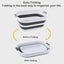 Collapsible Plastic Oval Laundry Basket,Portable Washing Tub,Pet Bathtub,Sp Carousel 6