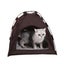 Cat Bed House with Soft Mat,Breathable Washable Pet Puppy Kennel Dog Cat Fo Carousel 1