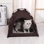 Cat Bed House with Soft Mat,Breathable Washable Pet Puppy Kennel Dog Cat Fo Carousel 4