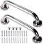 2 Pack 12 Inch Shower Grab Bar,Stainless Steel Shower Handle, Grab Bars for Carousel 1