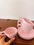 Vintage “Gaylife” Pink Speckled Melamine Cups And Saucers Carousel 3