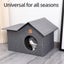 Outdoor Cat House - Weatherproof Large Cat Shelter for Outside with Roof Window Carousel 6