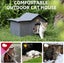Outdoor Cat House - Weatherproof Large Cat Shelter for Outside with Roof Window Carousel 8