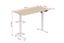 Ergolux Electric Standing Desk 120 x 60cm (Oak/White) Carousel 5