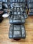 Pair of Regal Full Leather Stress-Free Recliners and Ottomans-Black Leather Carousel 13
