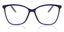 Full Rim Cat Eye Glossy Dark Blue SmartBuy Collection Albers AC395B 54 Fashion Carousel 1