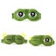 Cute Green Frog Funny Eye Mask For Adults Kids Adjustable Eyelinds Carousel 2